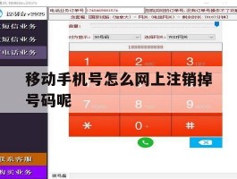 移动手机号怎么网上注销掉号码呢的简单介绍