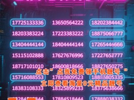 中国电信手机号码号段查询系统