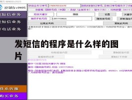 发短信的程序是什么样的图片