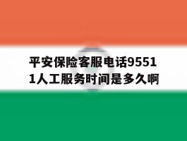 包含平安保险客服电话95511人工服务时间是多久啊的词条