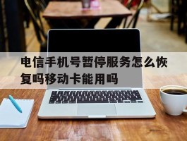 包含电信手机号暂停服务怎么恢复吗移动卡能用吗的词条