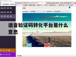 语音验证码转化平台是什么意思