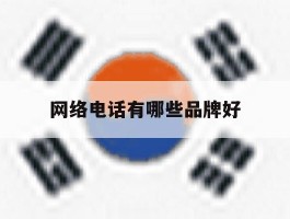 网络电话有哪些品牌好