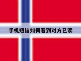 手机短信如何看到对方已读