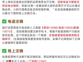 电信手机号码注销怎么办理业务流程视频