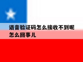 语音验证码怎么接收不到呢怎么回事儿的简单介绍