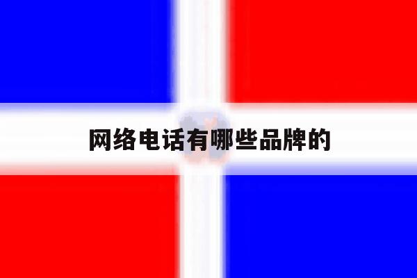 网络电话有哪些品牌的 网络电话有哪些品牌的