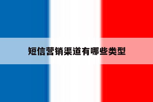 短信营销渠道有哪些类型 短信营销渠道有哪些类型