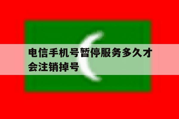 电信手机号暂停服务多久才会注销掉号 电信手机号暂停服务多久才会注销掉号