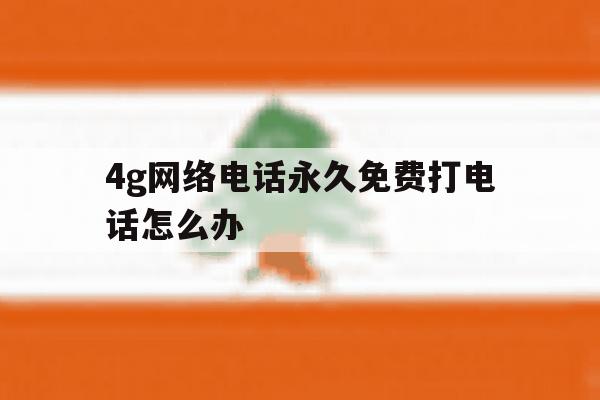 4g网络电话永久免费打电话怎么办 4g网络电话永久免费打电话怎么办