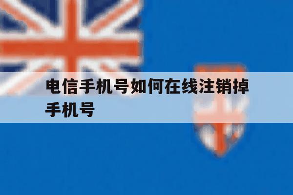 电信手机号如何在线注销掉手机号 电信手机号如何在线注销掉手机号